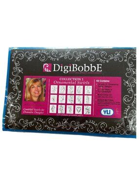 Ornamental Swirls Collection 1 DigiBobbE Digital Bobbin Embroidery Kit New